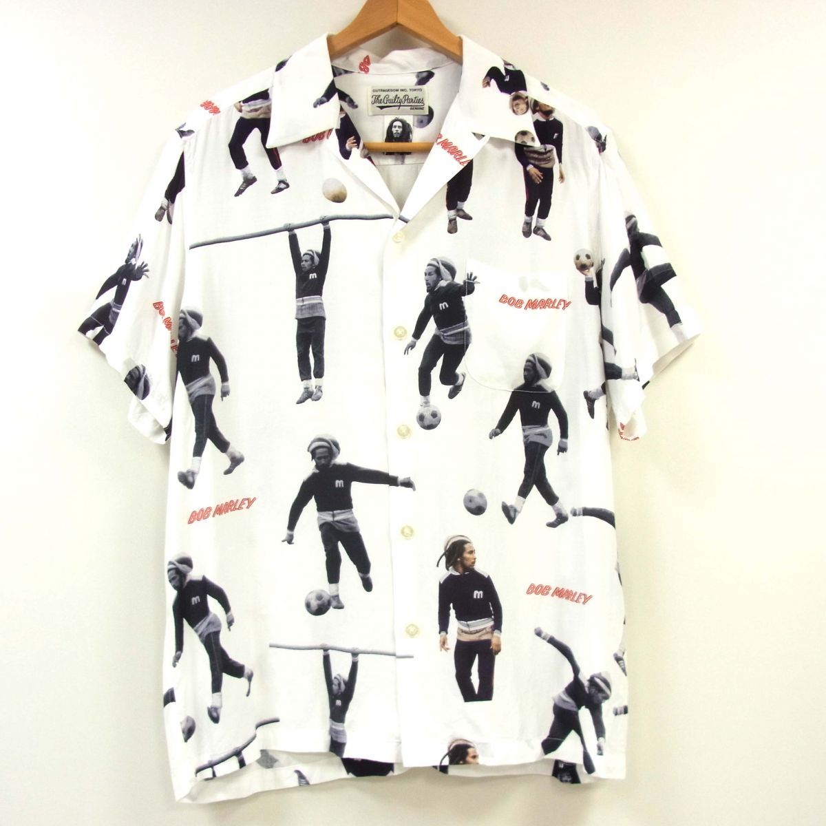 初期・希少ワコマリア アロハシャツ　レゲエ　レーヨン WACKO MARIA - 名作 初期タグ 入手困難 超レア ワコマリア