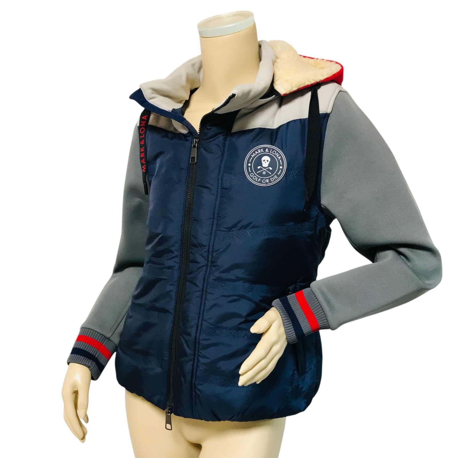 マークアンドロナ レディース ダウンジャケット 38 MARK & LONA