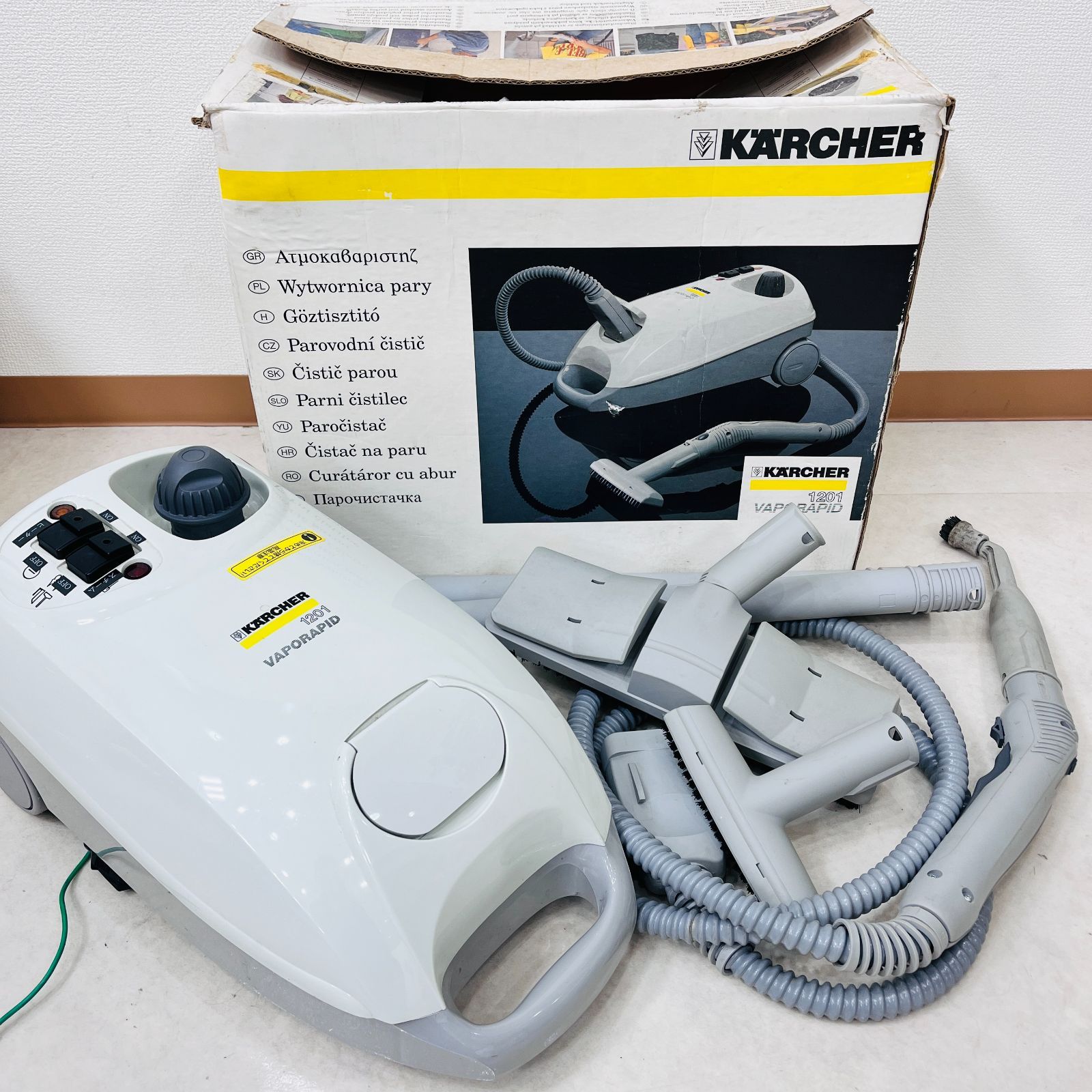 A最終処分価格【中古】KARCHER ケルヒャー K1201 家庭用スチームクリーナー