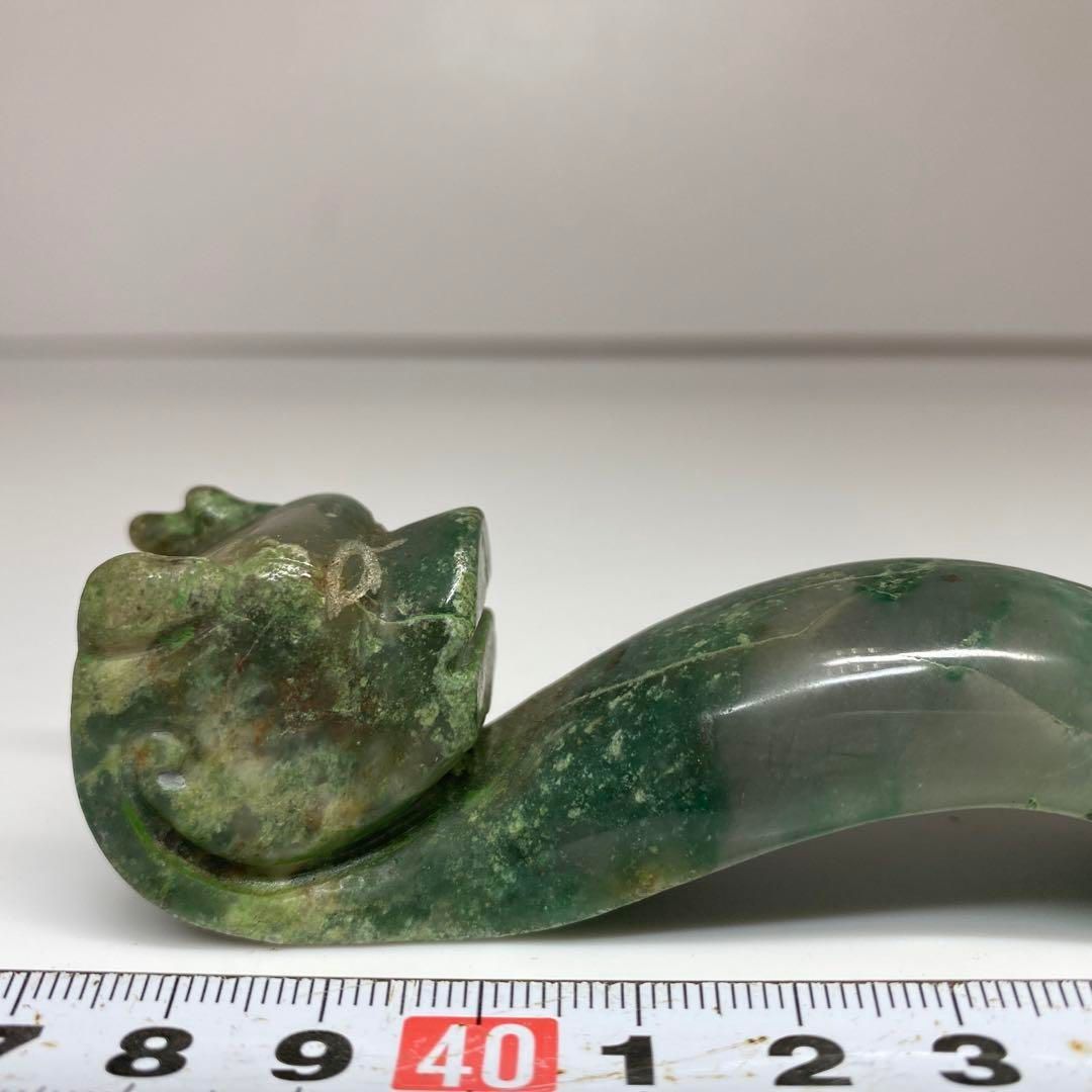 翡翠 タイコウ 置物 重さ139g 東H6-0206 トヒチ