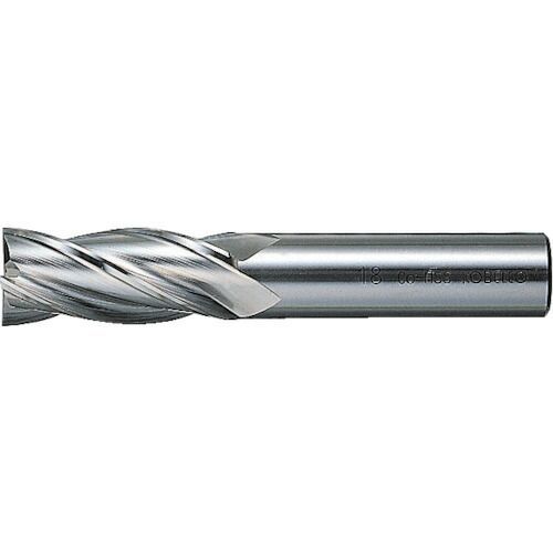 三菱Ｋ　４枚刃センタカット　ハイススクエアエンドミルミディアム刃長（Ｍ）１２ｍｍ