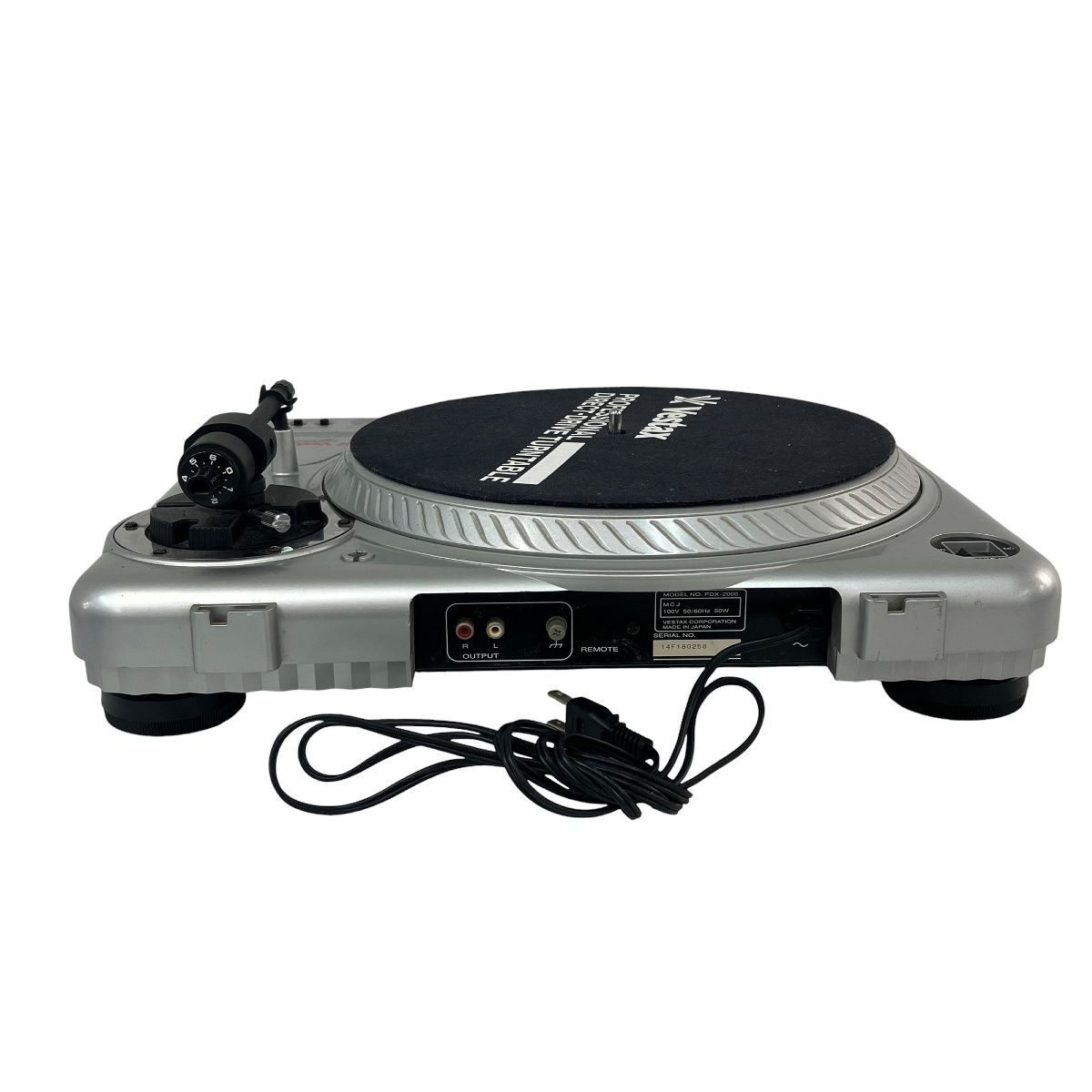Vestax ベスタクス PDX-2000 レコードプレーヤー ターンテーブル Vestax ベスタクス PDX-2000 レコードプレーヤー ターンテーブル