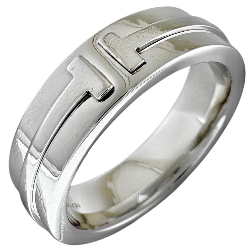 ティファニー Tナロー リング 指輪 11.5号 18金 K18ホワイトゴールド