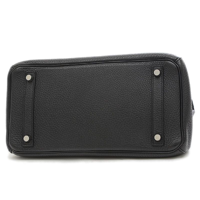 エルメス バーキン30 トリヨンクレマンス ブラック シルバー金具 □O
