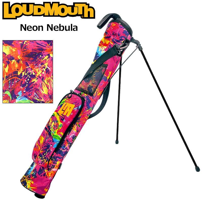 ラウドマウス 2023 セルフスタンドキャリーバッグ Neon Nebula ネオン 