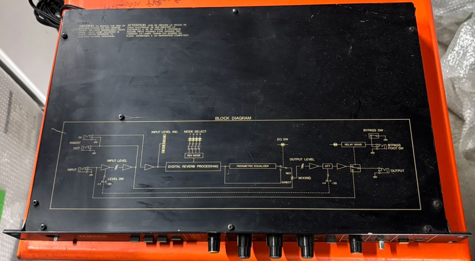 YAMAHA R1000 DIGITAL REVERBERATION デジタルリバーブ ヤマハ ジャンク
