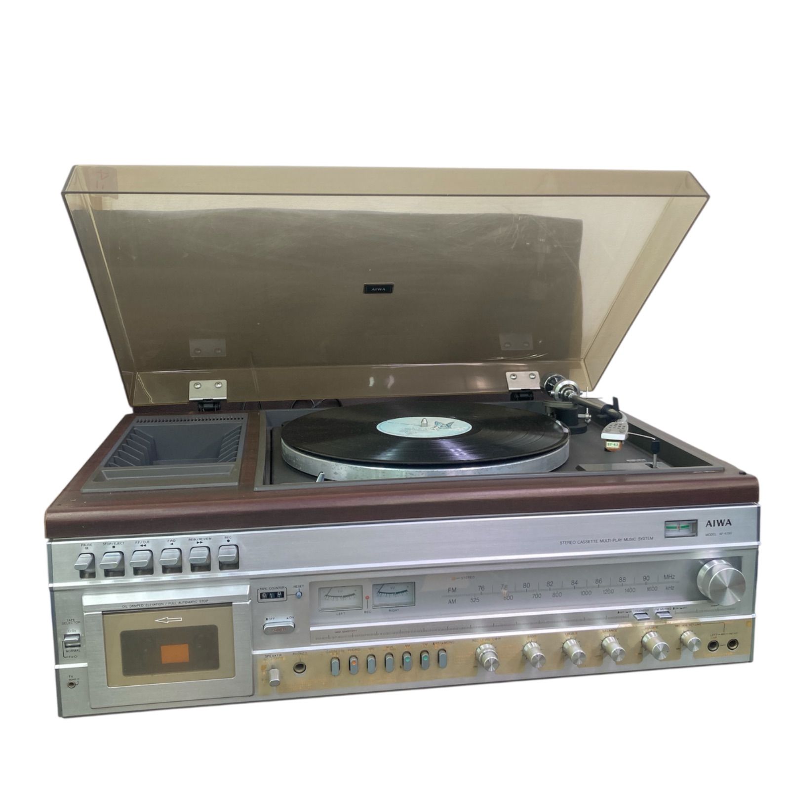 aiwa レコードプレーヤーステレオミュージックシステム