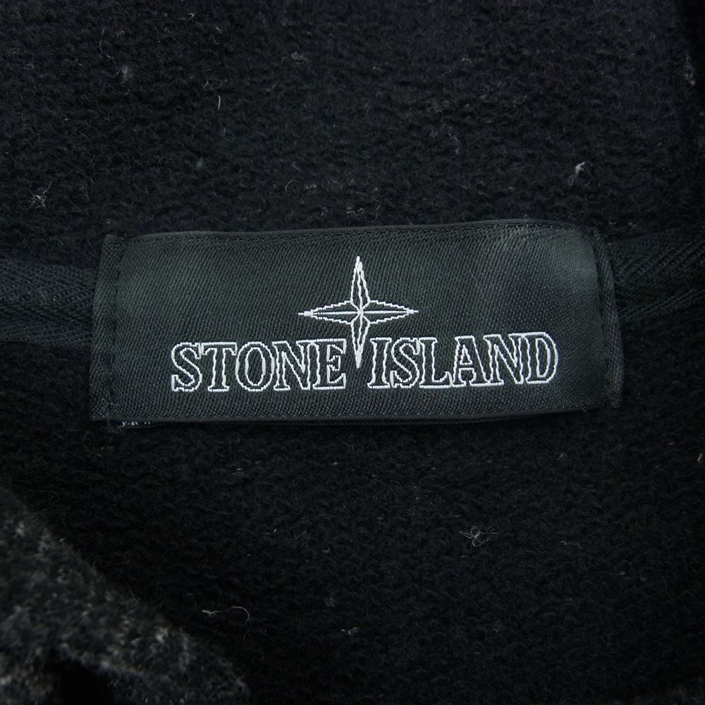 STONE ISLAND ストーンアイランド 671960507 Shadow Project　オフセンターファスナーパーカー アシンメトリー ジップ パーカー ジャケット ブラック系 S