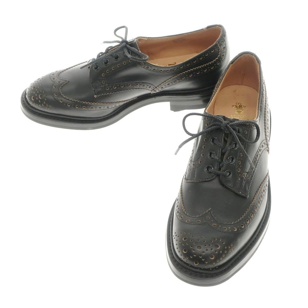 トリッカーズ Tricker s BURTON ウイングチップシューズ ブラック サイズ9 1|2 メンズ