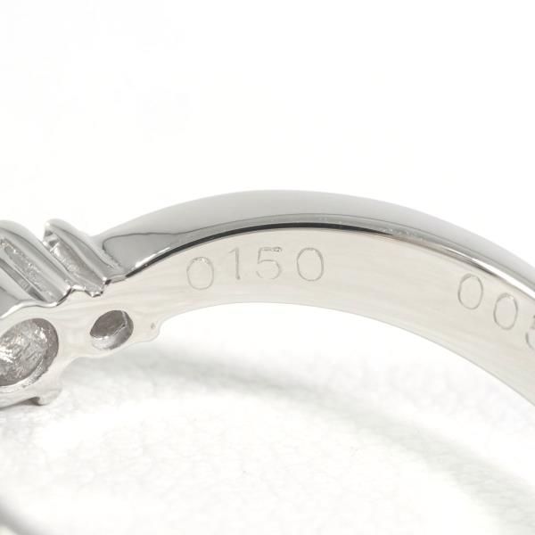 PT900 リング 指輪 11.5号 ダイヤ 0.150 0.05 総重量約3.2g - ワンダー
