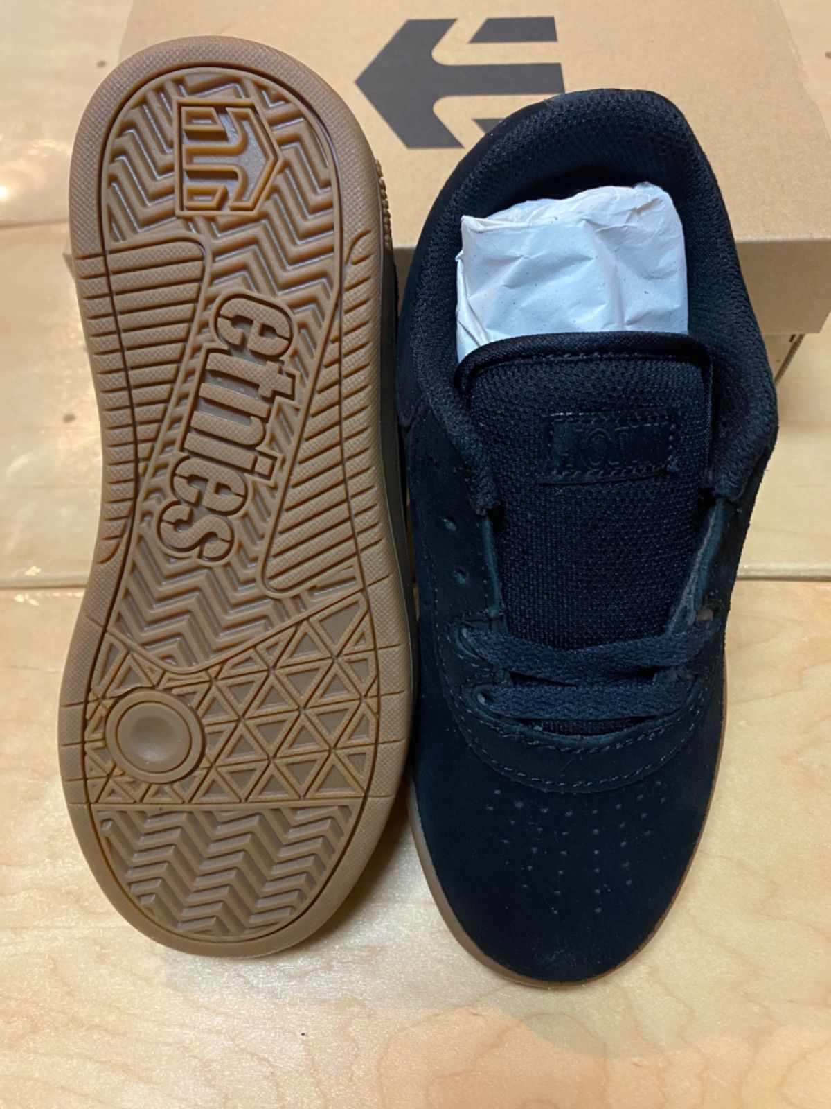 etnies KIDS JOSL1N 20センチ BLACK/BLACK/GUM エトニーズ