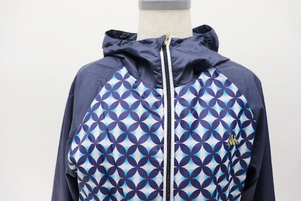 kappa カッパ レディース ウインドブレーカー Oサイズ ネイビー KR362WT85 スポーツ トップス R2506-034 kappa カッパ レディース ウインドブレーカー Oサイズ ネイビー