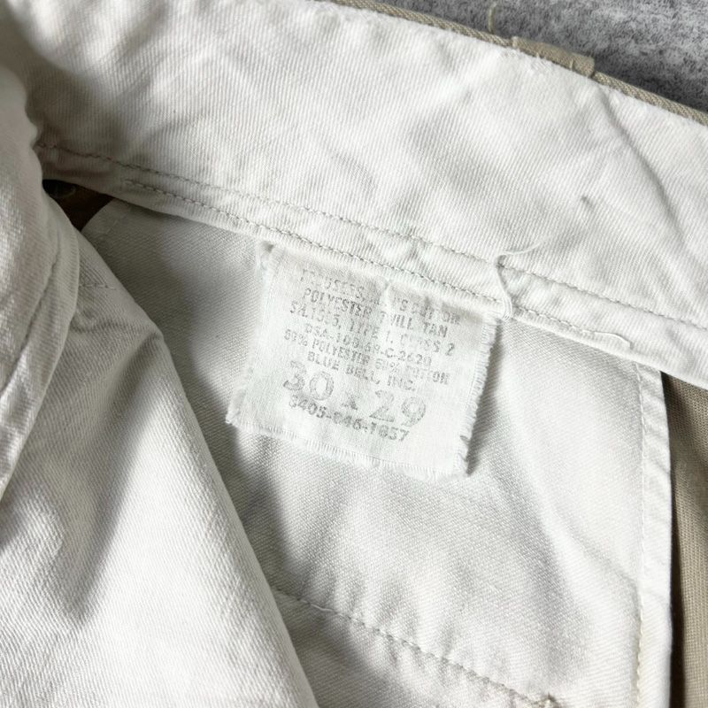 雰囲気系 60s US ARMY 米軍実物 ノータック コットン ポリエステル