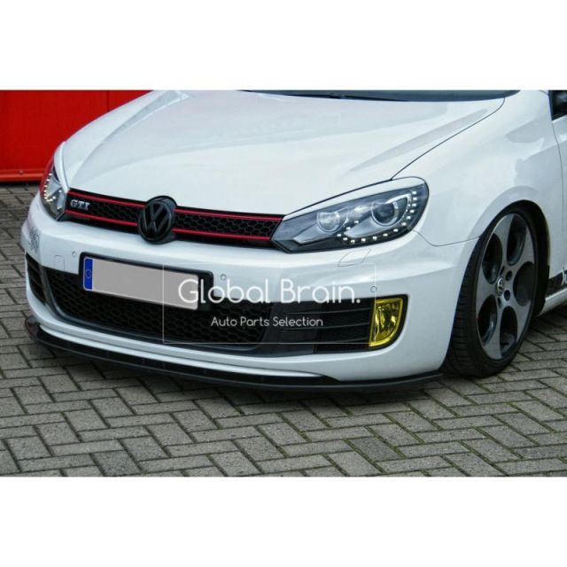 2008-2013 フォルクスワーゲン ゴルフ6 GTI 1K フロント スプリッター スポイラー
