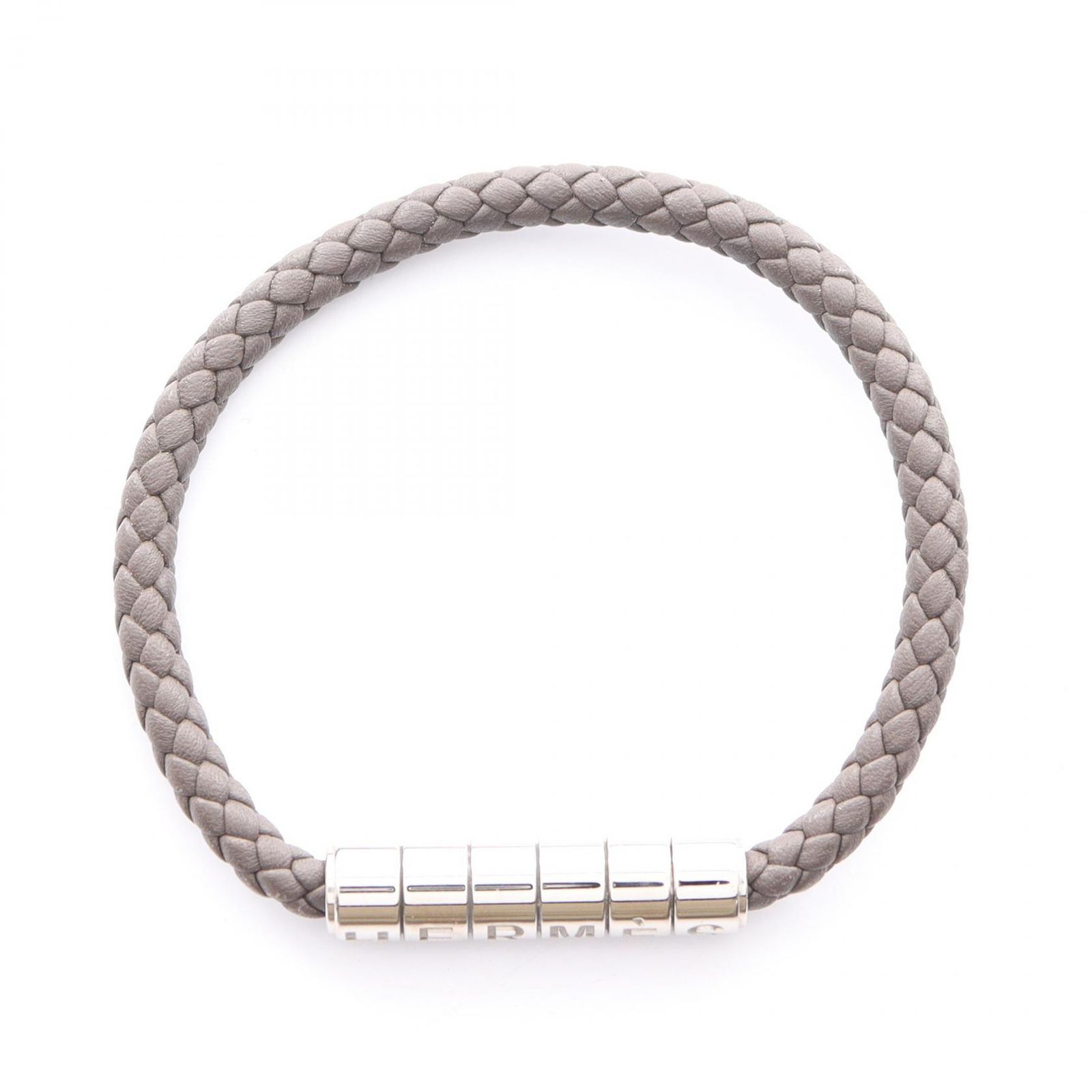 エルメス ゴリアテ レザー ステンレスブレスレット 17号 HERMES エルメス 貴金属・宝石 ブレス ゴリアテブレスレット