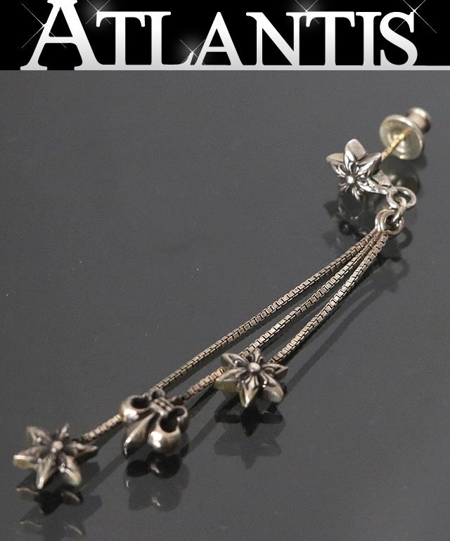 CHROME HEARTS 銀座店 クロムハーツ JOJO ピアス スター×BSフ ×スター メンズ シルバー SV925 100428