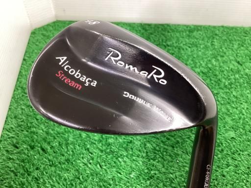 RomaRo RomaRo Alcobaca Stream DOUBLE WAVE 48° ウェッジ WG 純正特注シャフト フレックスS メンズ 男性用 右利き 右用 Dランク ゴルフクラブ