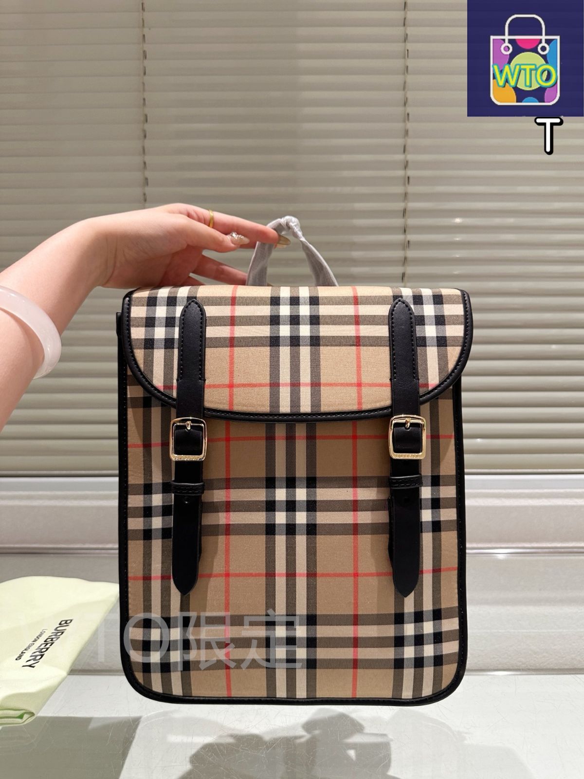 今日WTO】Burberry バーバリー デュアルショルダーバッグ