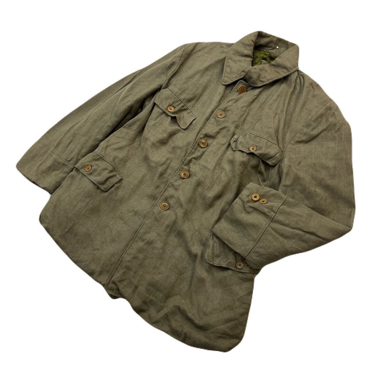 国民服 メンズ S相当 オリーブ グリーン ヴィンテージ 軍服 希少 