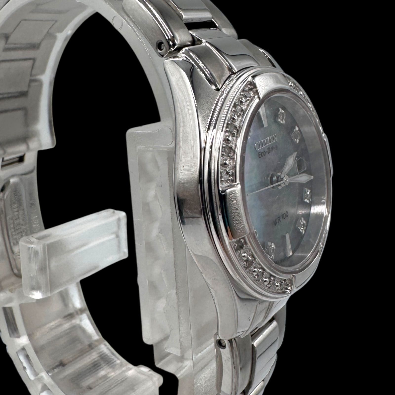 稼働 美品 CITIZEN シチズン Eco-Drive エコドライブ ダイヤ28P