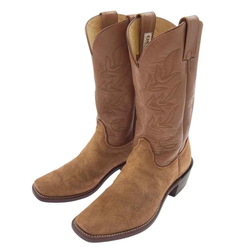 オレイサブーツ OLATHE BOOT CO ブーツ スエード ウエスタン ブーツ ブラウン系 9.5D【中古】