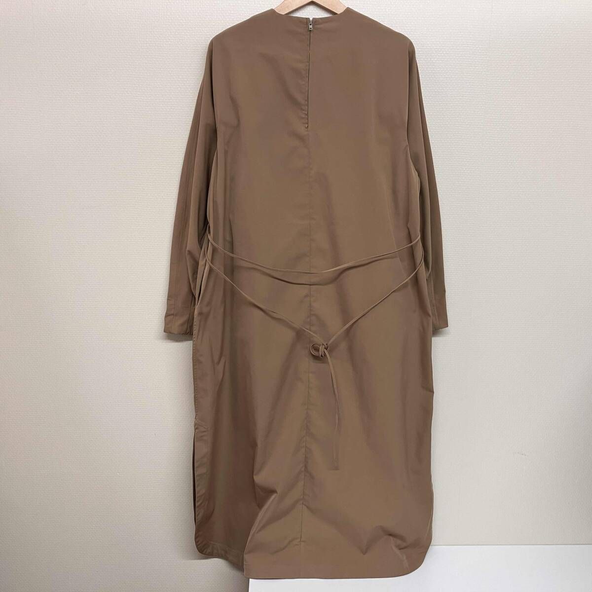 HYKE TASLAN TWILL DRESS ハイク タスラン ツイル ドレス ワンピース 長袖 241-16219 サイズ1
