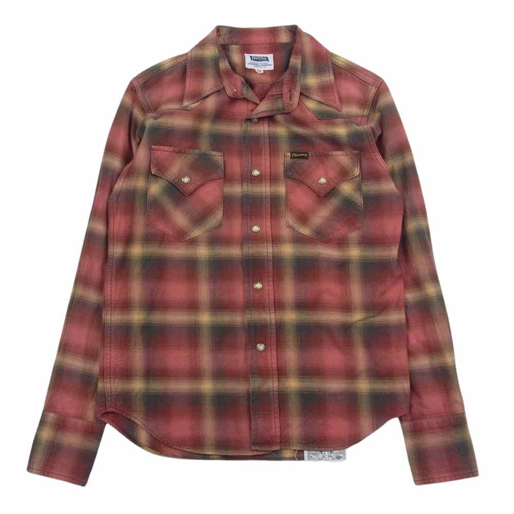 Pherrow's フェローズ 長袖シャツ チェック ウエスタン シャツ マルチ