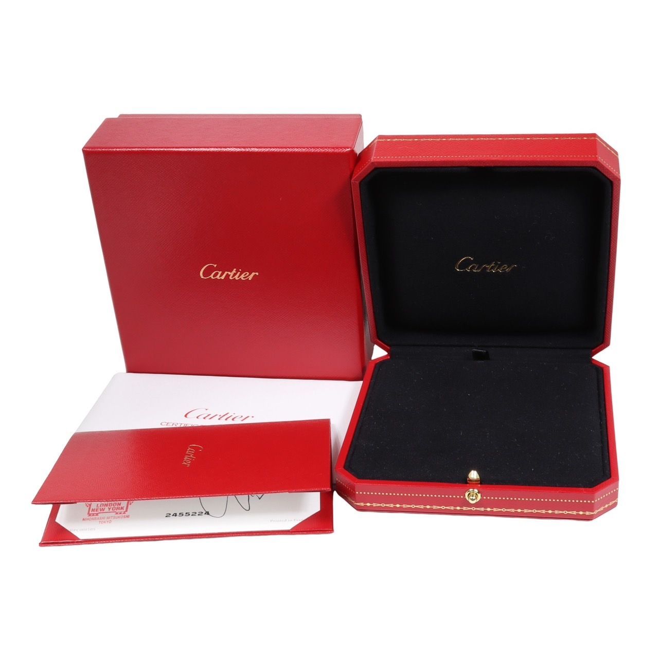 Cartier カルティエ 750 K18 PG ダムール ネックレス XS ディアマンレジェ 1P ダイヤモンド ピンクゴールド ジュエリー