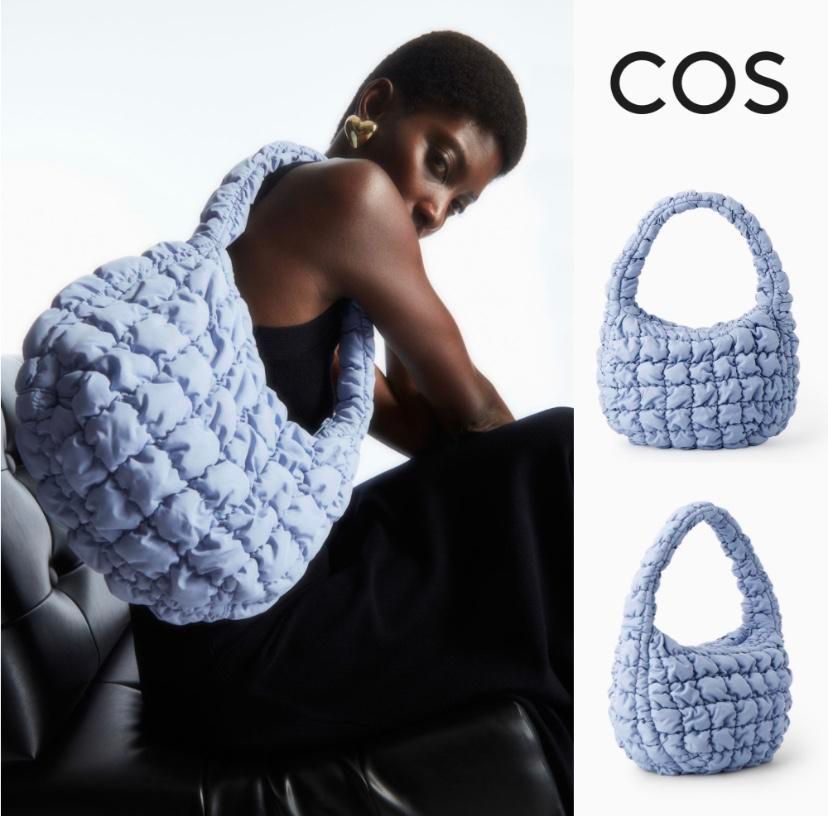 COS コス キルトミニバッグ ターコイズブルー COS コス キルティング