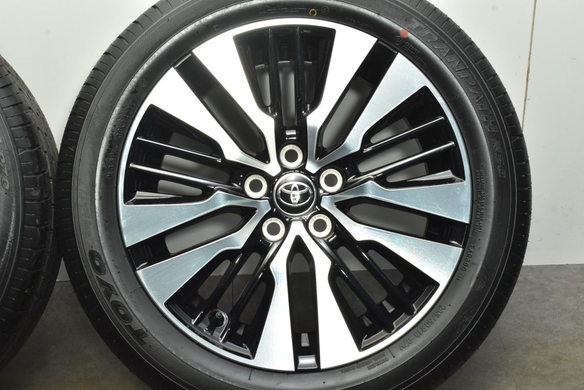 新車外し 30系後期アルファードSCパッケージ純正ホイールタイヤ4本