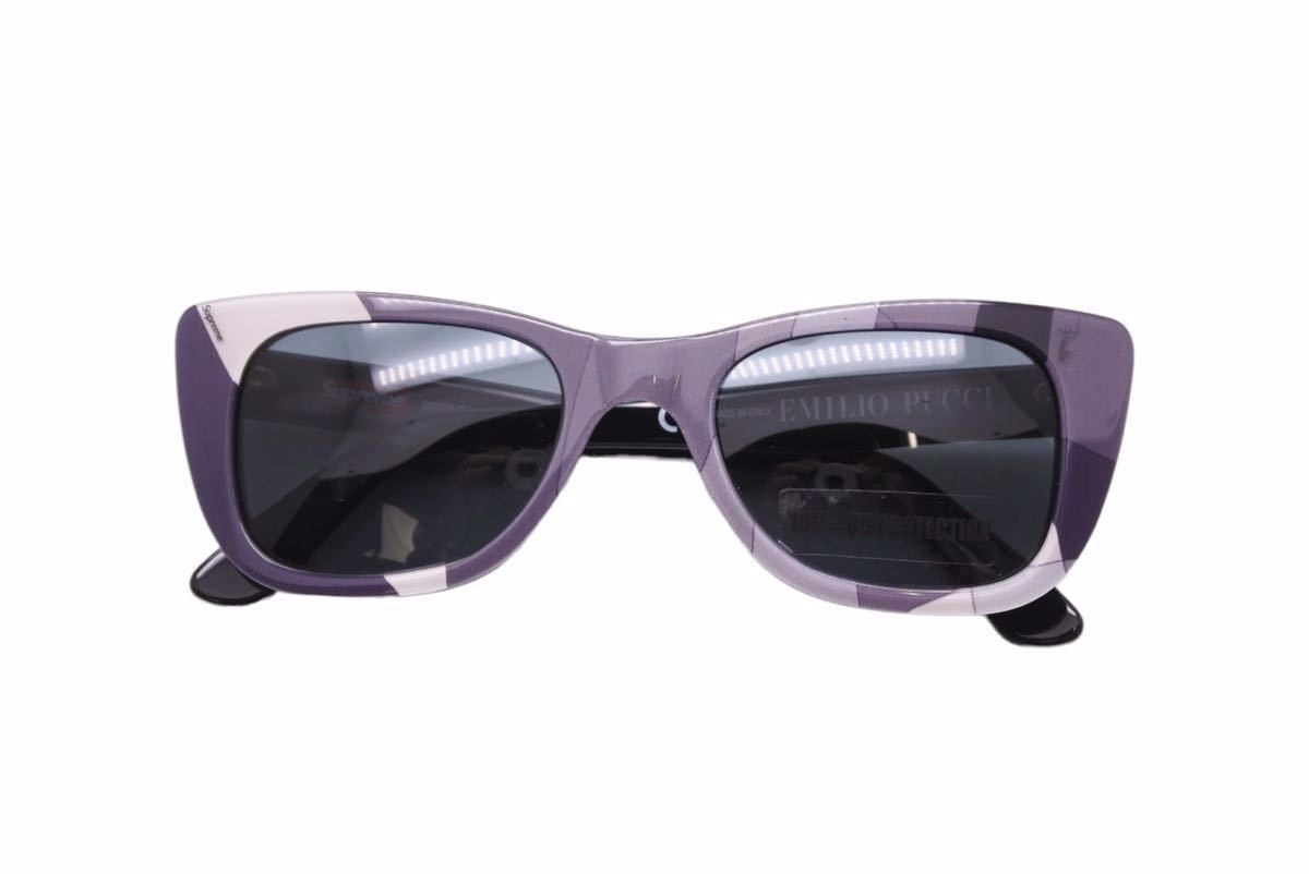 SUPREME シュプリーム EMILIO PUCCI エミリオプッチ 21SS サングラス メガネ G5SS20 05A サイズフリー ブラック 未使用 29897 SUPREME シュプリーム EMILIO PUCCI エミリオプッチ 21SS サングラス