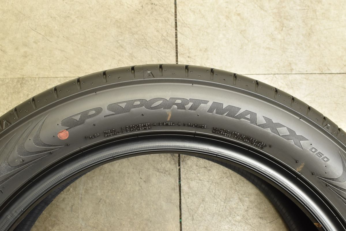 DUNLOP SP SPORT MAXX 225/55R19 新車外し　ヴェル DUNLOP SP SPORT MAXX 225/55R19 新車外し ヴェル 中古】ダンロップ SP
