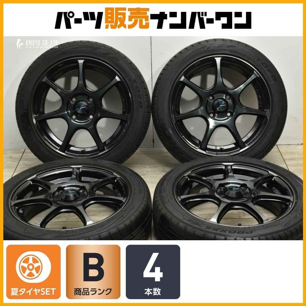 良好品 WedsSport SA-75R 15in 5J 45 PCD100 トーヨー プロクセス TR1 165|55R15 N-ONE アルト ワゴンR タント ムーヴ コペン 可