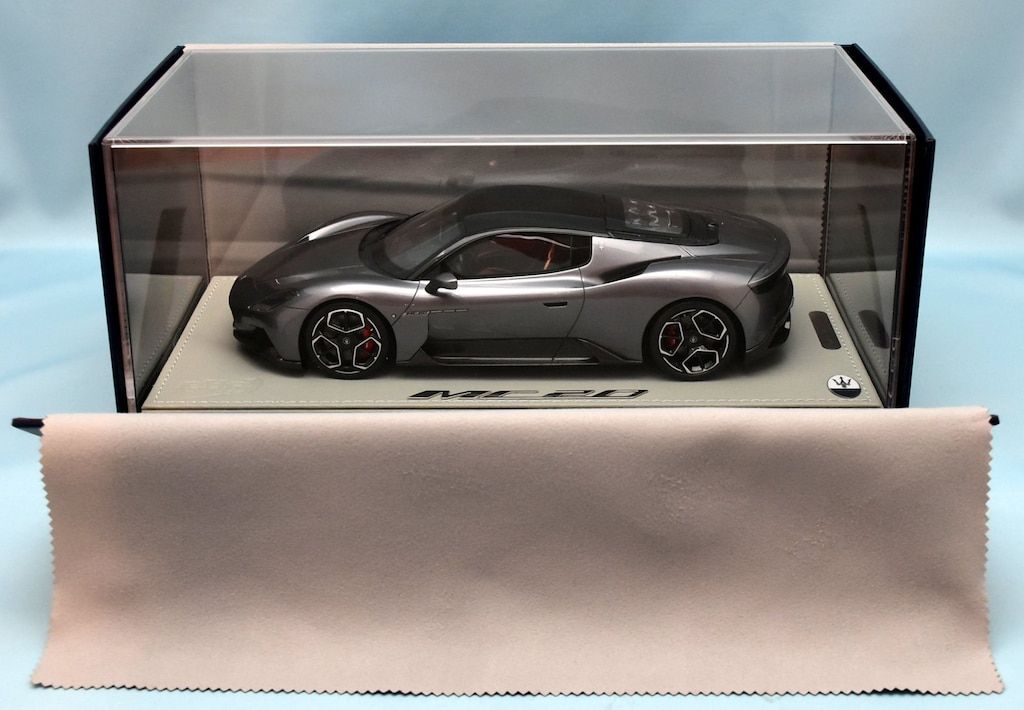 BBR MODELS 1|18 Maserati MC20 2020 Grigio Mistero P18191F