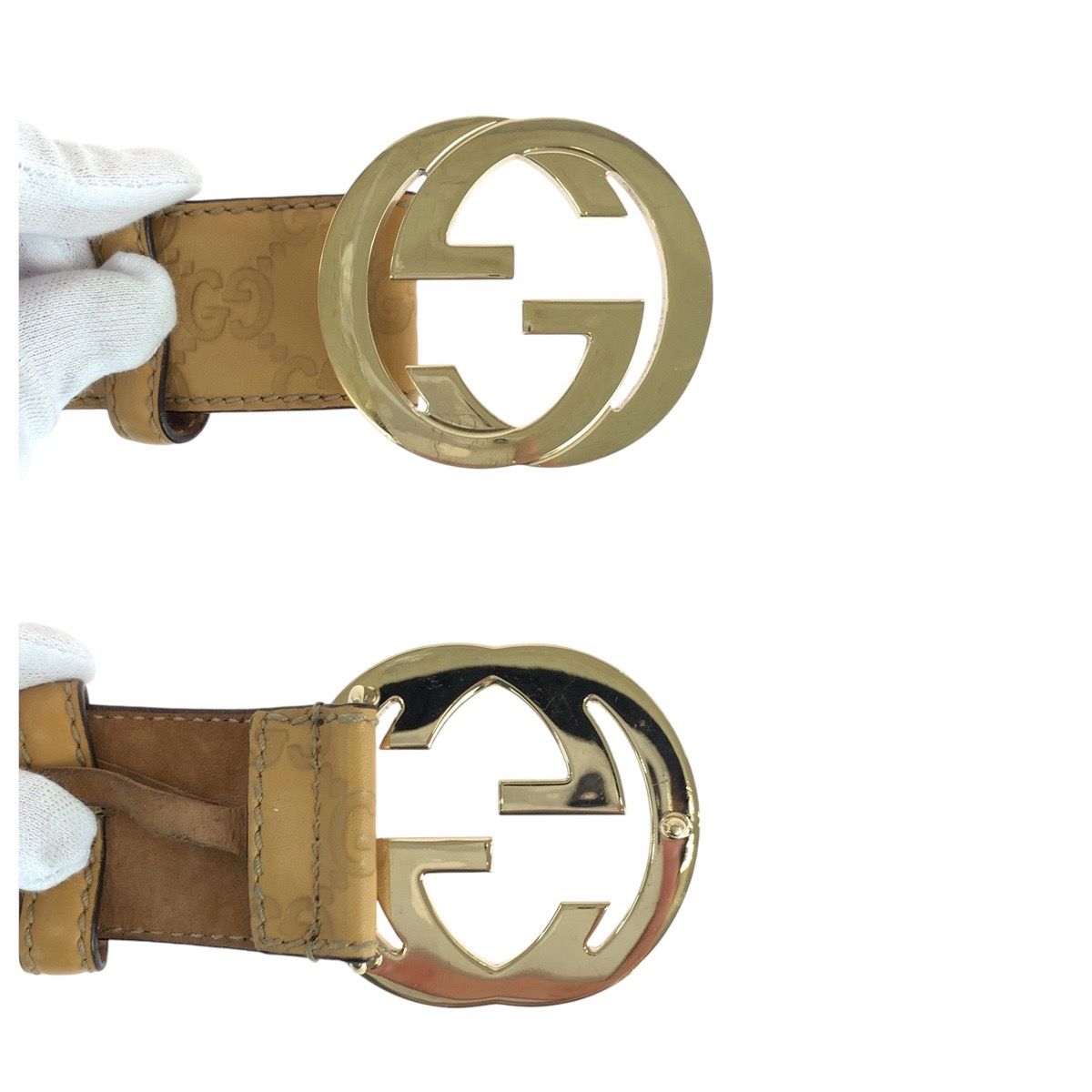 GUCCI グッチ グッチシマ インターロッキング 90cm/36インチ ライト