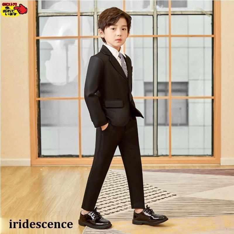 子供服フォーマルスーツおしゃれ入学式卒業式男の子タキシードキッズ結婚式発表会卒園式七五三誕生日子どもジュニア110120130