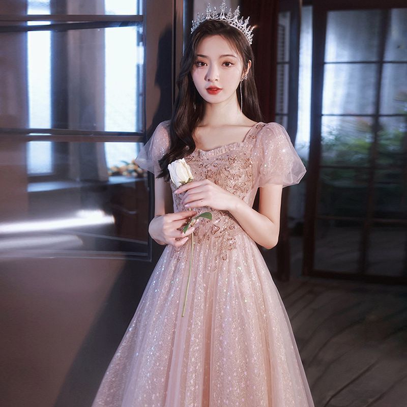 ブライズメイドドレス花嫁お誕生日演奏会お呼ばれ結婚式パーティードレスロングドレスドレス卒業式披露宴二次会フォーマルワ