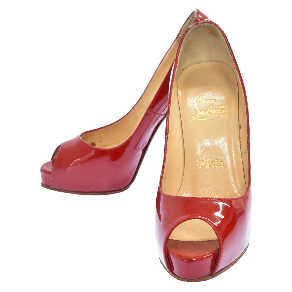 CHRISTIAN LOUBOUTIN (クリスチャンルブタン) オープントゥ エナメル