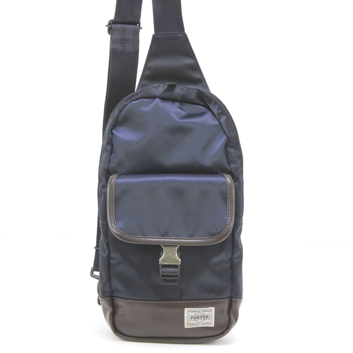 PORTER ポーター ストーム SAC'S BAR別注 ボディバッグ ネイビー PORTER ポーター ストーム SAC'S BAR別注 ボディバッグ ネイビー