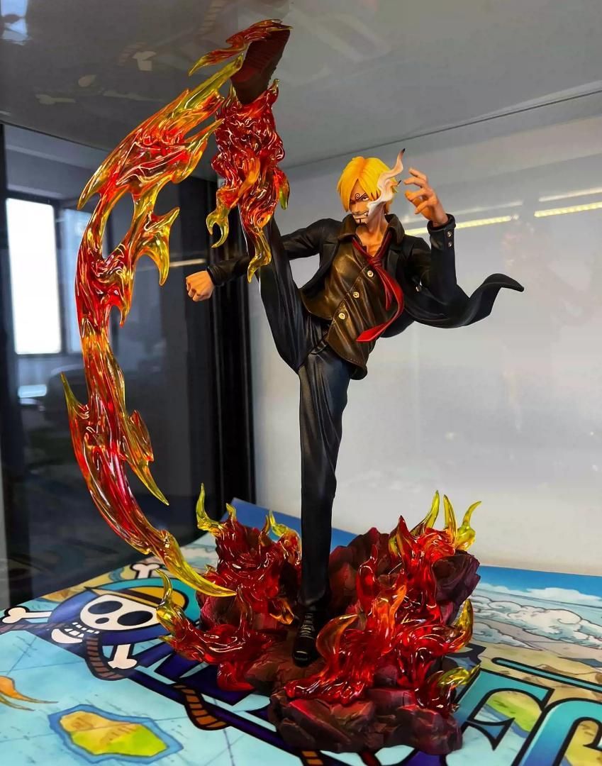 ワンピース 麦わら海賊団 サンジ ガレージキット フィギュア POPサイズ ワンピース 麦わら海賊団 サンジ ガレージキット フィギュア POP