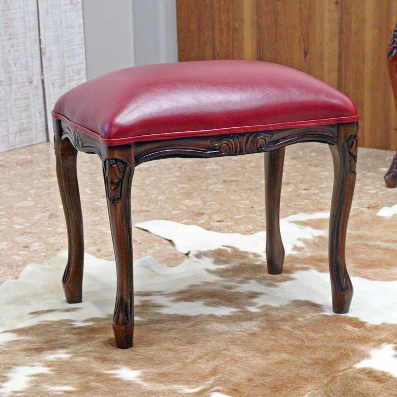 スツール 合皮 ワイン 猫脚 マホガニー レザー 木製 完成品 スツール 合皮 ワイン 猫脚 マホガニー レザー 木製 完成品 【公式通販】