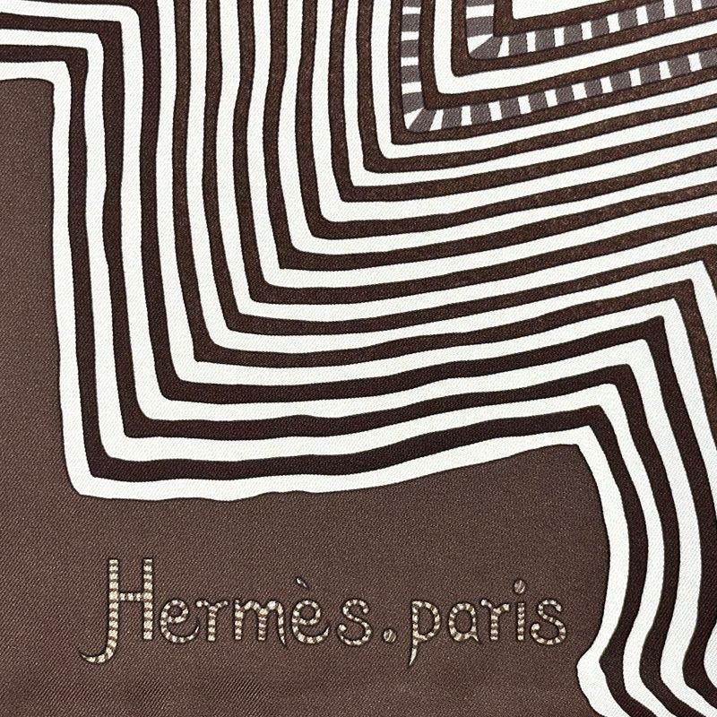 美品　Hermesカレ インドのかけら ガブロッシュ　カレ９０スカーフ　エルメス エルメス HERMES スカーフ カレ90 COUPONS INDIENS インドの