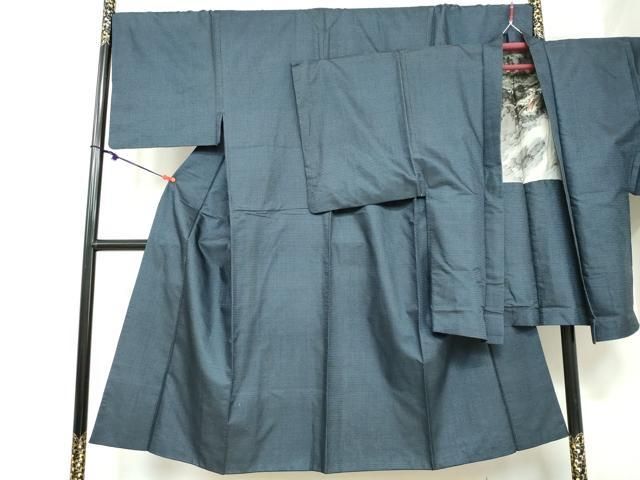 平和屋着物●男性 本場大島紬 アンサンブル 100亀甲 総詰め 正絹 DAAY5423ud