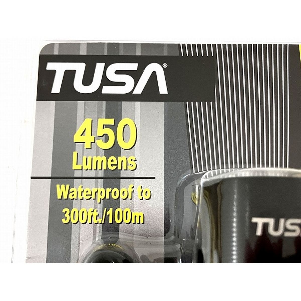  TUSA TL 0002 コンパクトLEDライト 450ルーメン ダイビング用品 ツサ 水中ライト ダイビング シュノーケリング