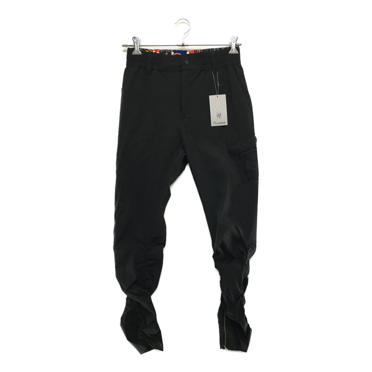 未使用品 メンズ ラッセルノ RUSSELUNO パンツ 5(L) 黒 ブラック 未使用品 メンズ ラッセルノ RUSSELUNO パンツ 5(L) 黒 ブラック
