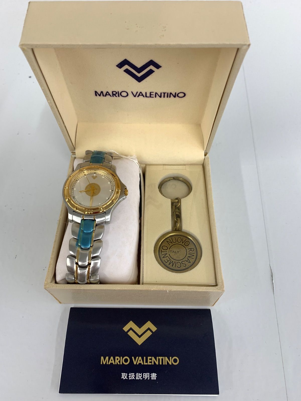 136 不動 MARIO VALENTION 防水 日本 マリオヴァレンチノ 腕時計
