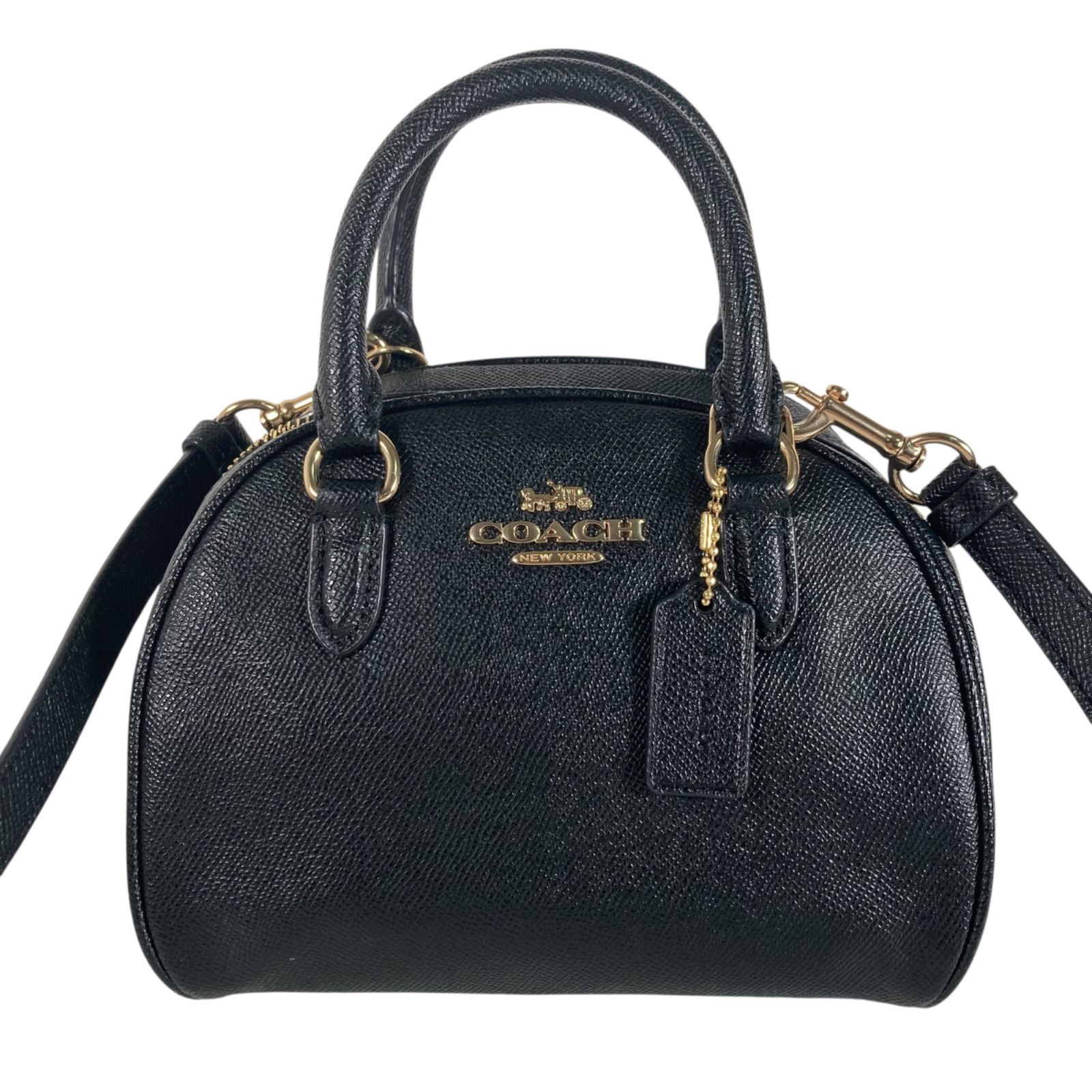 m108 美品 COACH コーチ ミニドーム サッチェル ハンドバッグ