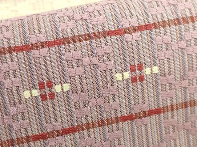 平和屋本店□極上 両面 全通柄袋帯 花織 間道 逸品 DZAA6153kh5 - メルカリ