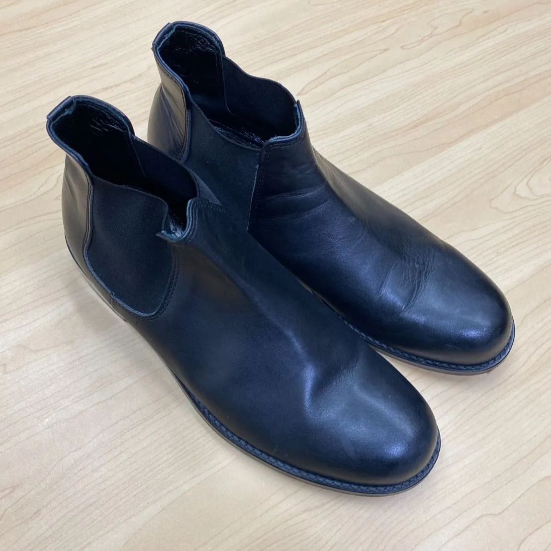 【✨定価33，000円✨】　PADRONE　26.5　パドローネ　サイドゴア　レザーブーツ　カラー　BLACK　ブラック　黒　天然皮革　本革　大人　メンズ　男性　　高級　ブランド　アパレル　ファッシ