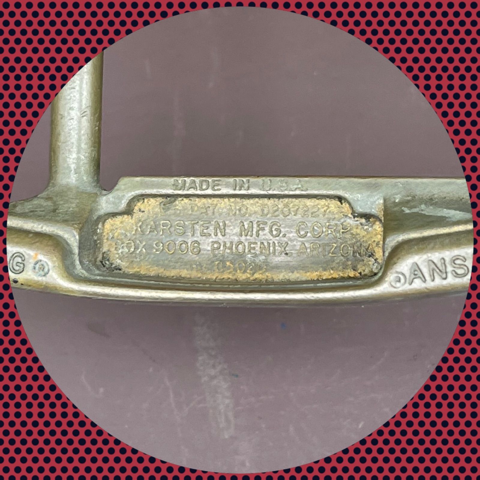 57-35 再入荷 送料込み パター 32.5インチ 名器 PING ANSER 構えやすくてストロークしやすいパター オリジナル